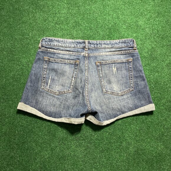 Women’s The KOOPLES Distressed Denim Shorts Mid-wash XS - Picture 3 of 6